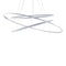 Ellisse Triple Pendant Light  option White