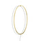 Ellisse Wall Sconce  option Gold Polished Anodized