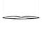 In the Wind Horizontal Pendant Light  option Black