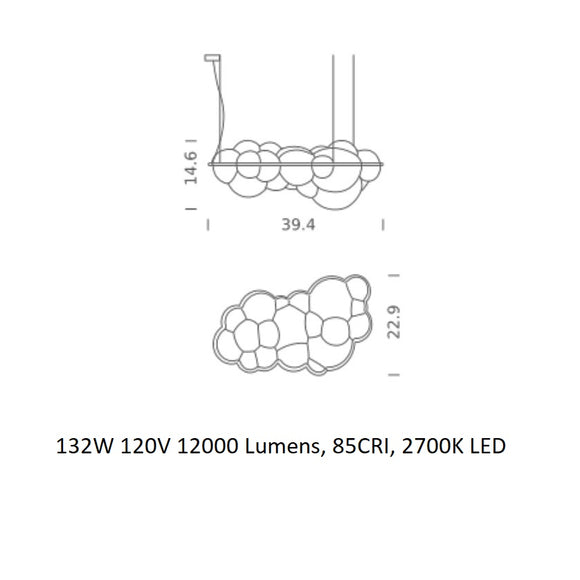 Nuvola Pendant Light