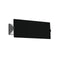 Perriand Applique a Volet Pivotant Double Wall Sconce  option Black Anodized