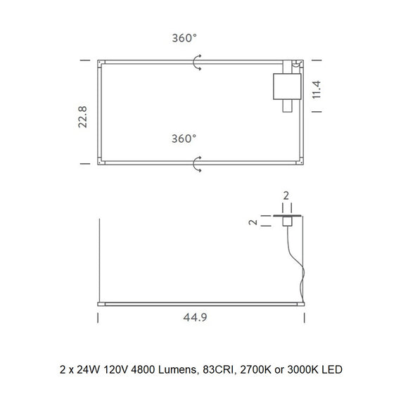 Spigolo Horizontal Pendant Light