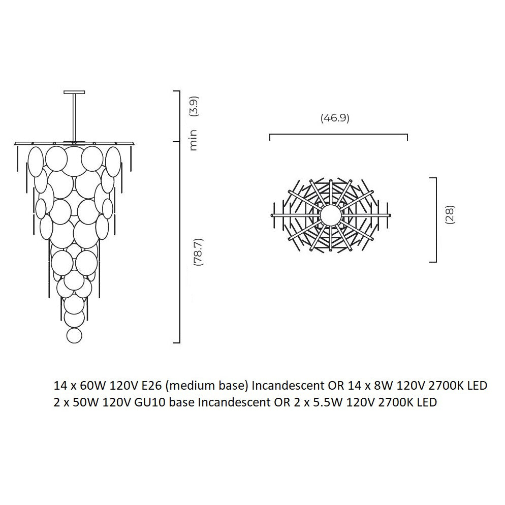 Nimbus Cascade Chandelier