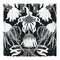Archives Withered Flowers Wallpaper Sample Swatch  option Black and White Sample
