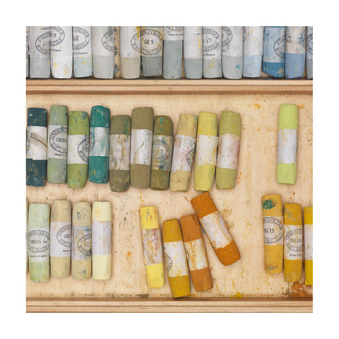 Colored Chalk Wallpaper Sample Swatch