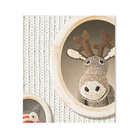 Crochet Animals Wallpaper Sample Swatch