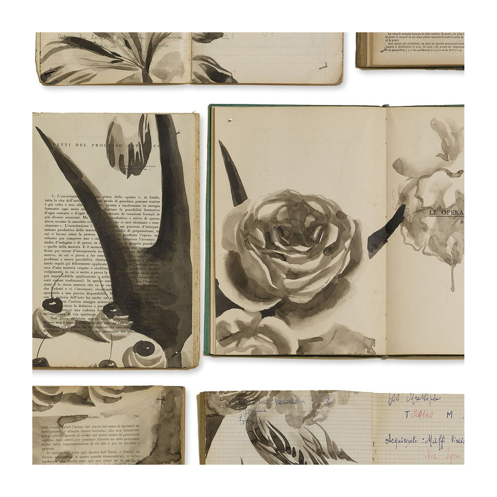 EKA-02 Biblioteca Mural Wallpaper Sample Swatch