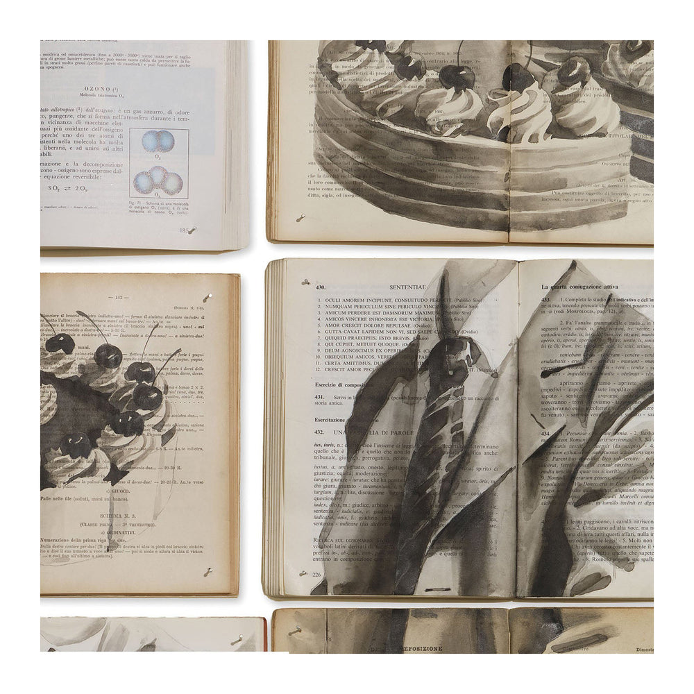 EKA-03 Biblioteca Mural Wallpaper Sample Swatch