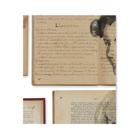 EKA-04 Biblioteca Mural Wallpaper Sample Swatch