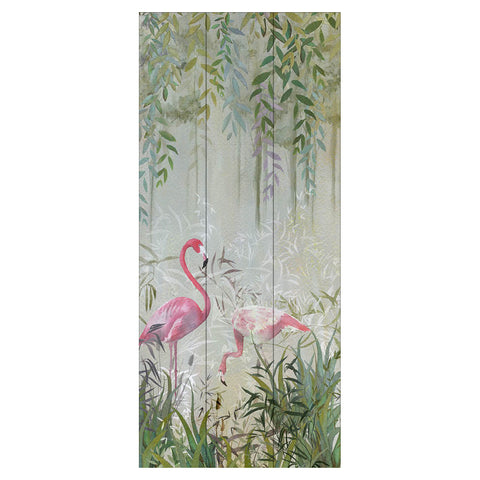 Flamingo’s Garden Wallpaper