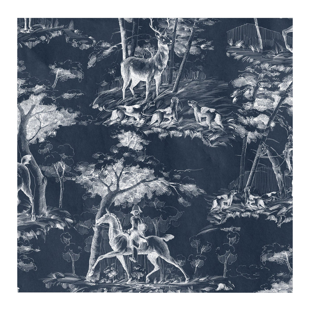 La Chasse Wallpaper Sample Swatch