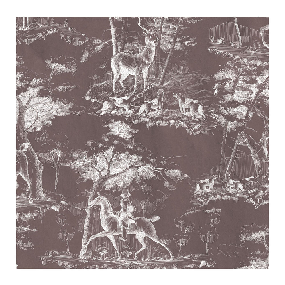 La Chasse Wallpaper Sample Swatch