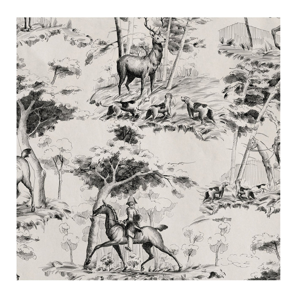 La Chasse Wallpaper Sample Swatch