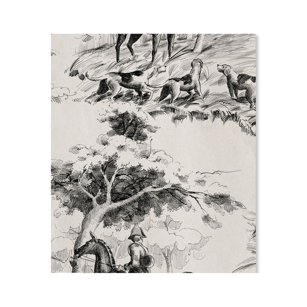 La Chasse Wallpaper Sample Swatch