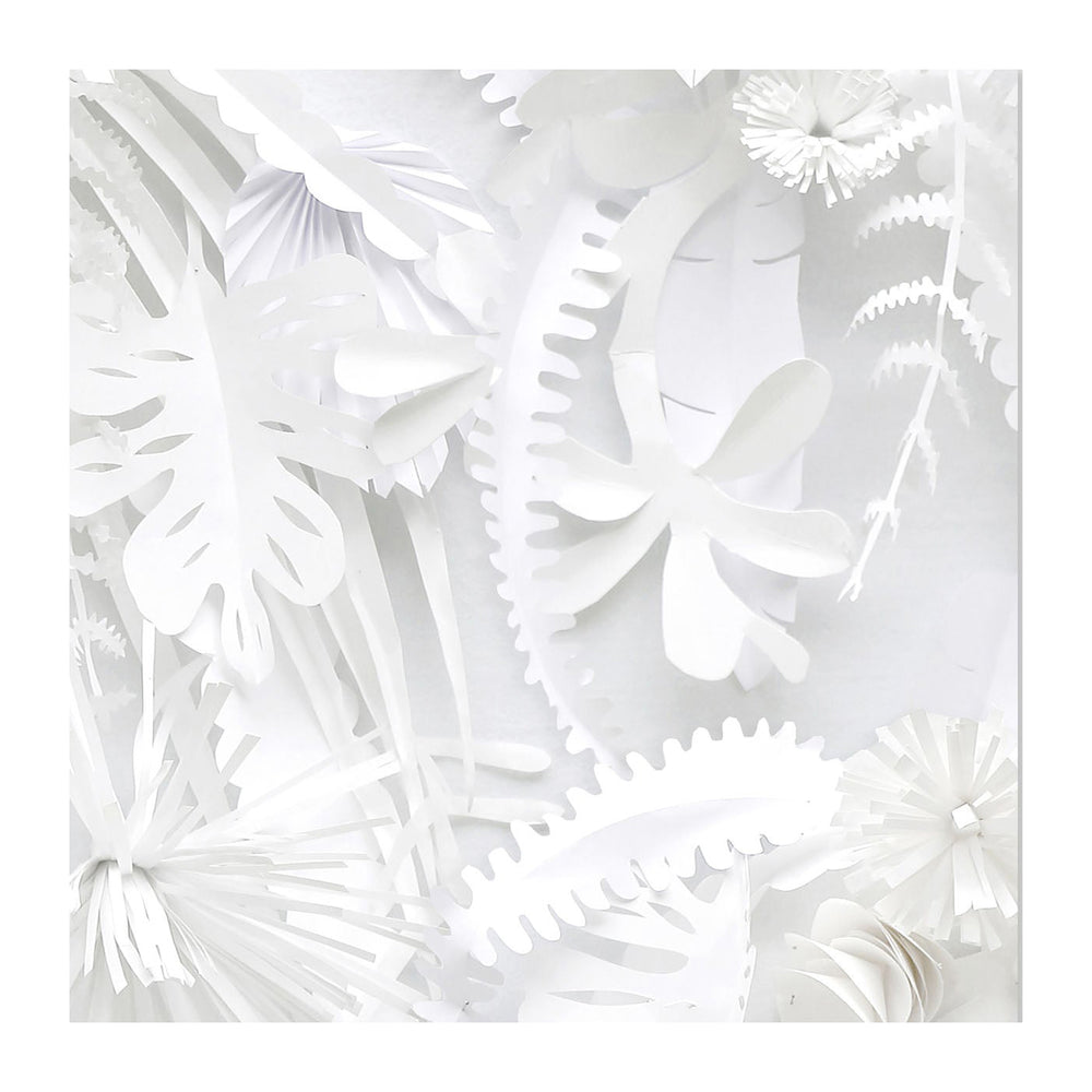 Paper Flowers Wallpaper Sample Swatch