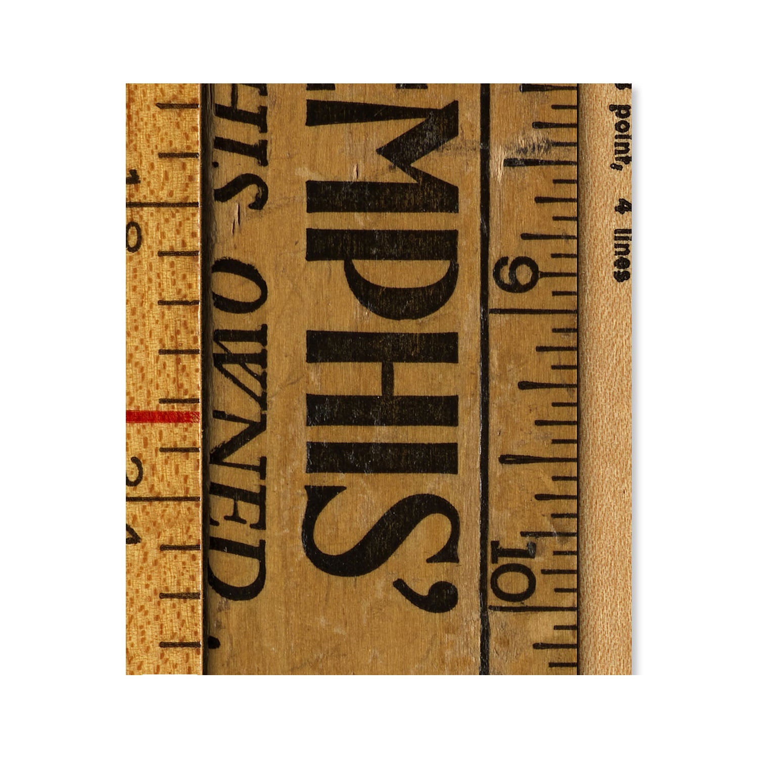 NLXL Rulers Wallpaper Sample Swatch - Mr. and Mrs. Vintage for NLXL ...
