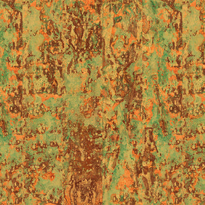 Spoiled Copper Metallic Wallpaper