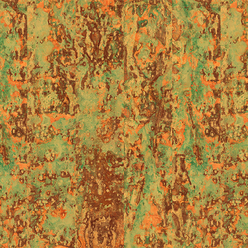 Spoiled Copper Metallic Wallpaper Sample Swatch