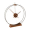 Aire Table Clock  option Black / Walnut / Chrome