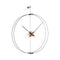 Barcelona Wall Clock  option Black / Brass / Walnut