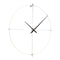 Bilbao Wall Clock  option White / Chrome / Black