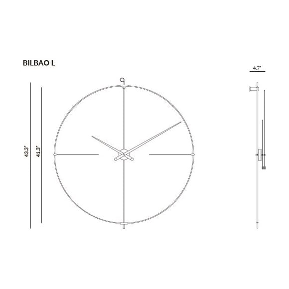 Bilbao Wall Clock