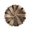 Brisa Wall Clock  option Walnut/Oak / Brass / Walnut