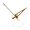 Cris Wall Clock  option Brass / Black / Walnut