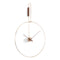 Daro Wall Clock  option Brass / Walnut
