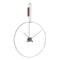 Daro Wall Clock  option Graphite / Walnut