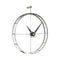 Doble O Wall Clock  option Chrome / Brass / Walnut