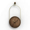 Eslabon Wall Clock  option Walnut / Brass