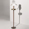 Galan Valet Stand  option Walnut / Emperador Marble and Brass