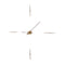Merlin Wall Clock  option Brass / Walnut