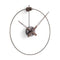 Micro Anda Wall Clock  option Graphite / Walnut