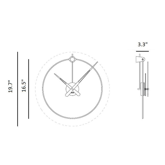 【新品未使用】Micro Anda Wall Clock Nomon Nomon Micro Anda Wall Clock - 2Modern