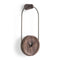 Micro Eslabon Wall Clock  option Walnut / Graphite
