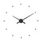 Oj Wall Clock  option Black