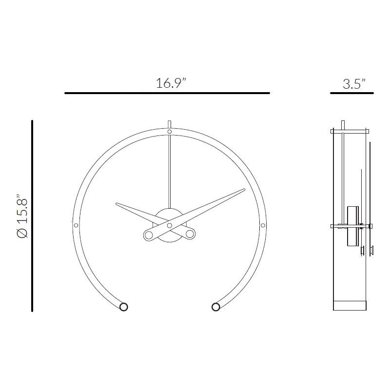 Omega Table Clock