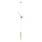 Pendulo Wall Clock  option Brass / Walnut