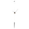 Pendulo Wall Clock  option Graphite / Walnut