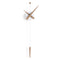 Punta Wall Clock  option White / Oak
