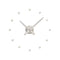 Rodon Wall Clock  option Chrome / White