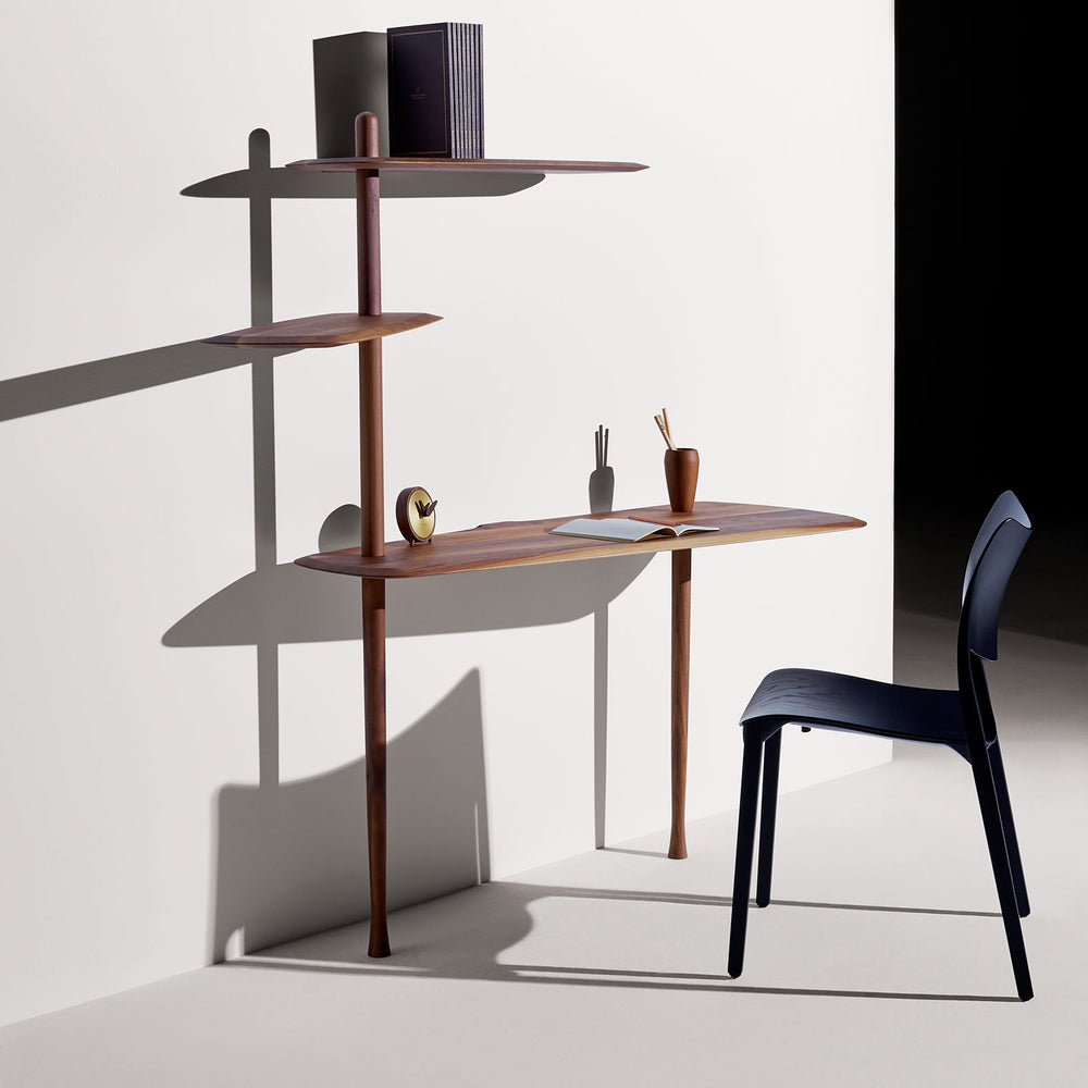Unica Escritorio Desk in Natural Solid Walnut