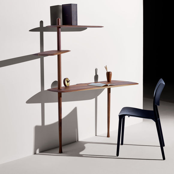 Unica Escritorio Desk in Natural Solid Walnut