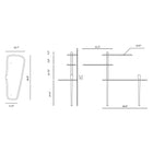 Unica Escritorio Desk in Natural Solid Walnut