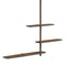 Unica Ceiling Shelving  option Walnut