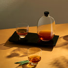 Malt Whiskey Bottle with Wooden Tray