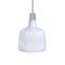 Mono Pendant Light with Concrete Socket  option Opal White