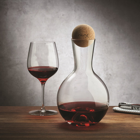 Nude Glass Vintage Wine Decanter with Cork Stopper - 2Modern